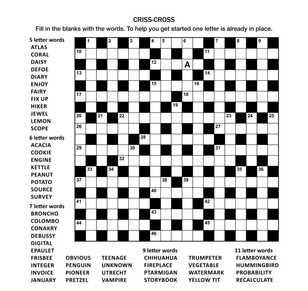 Crossword Puzzles Worksheets Library Crossword Puzzles Worksheets Library