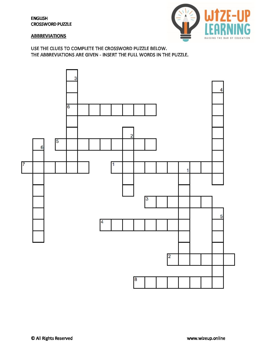 Crossword Puzzles Worksheets Worksheets Library Crossword Puzzles Worksheets Worksheets Library