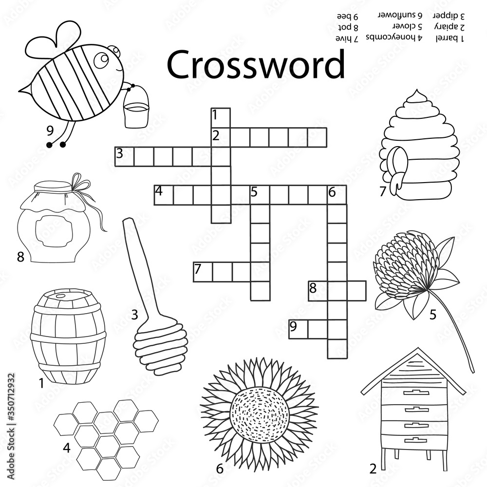Kindergarten Crossword Puzzle Printable Kindergarten Crossword Puzzle Printable