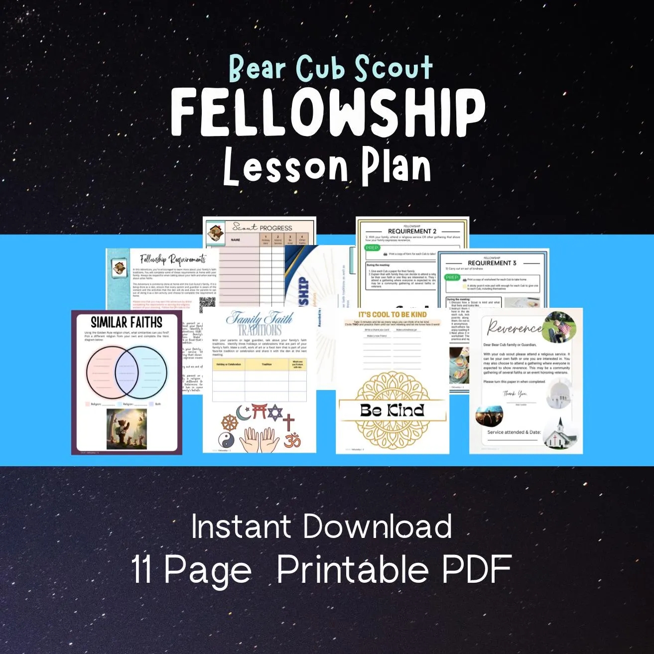 Cub Scout Printable Crossword