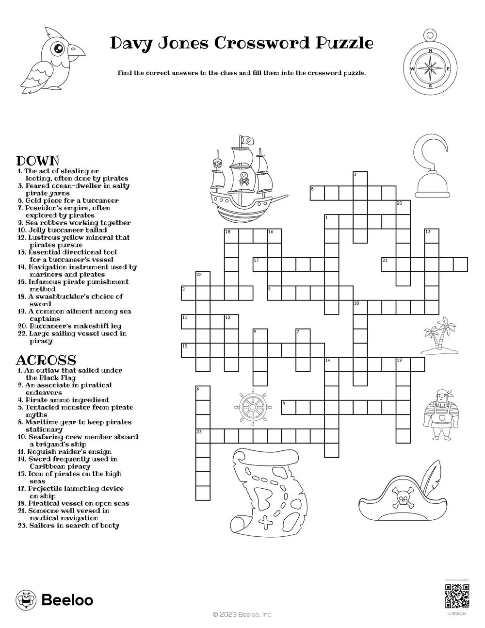 Crossword Puzzle Middle School Printable Crossword Puzzle Middle School Printable