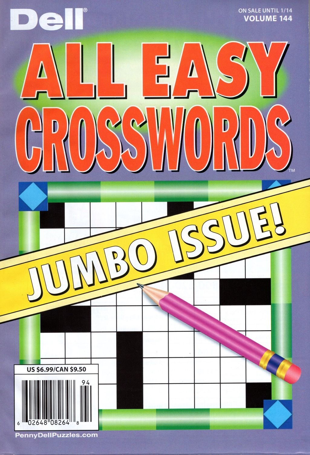 Dell All Easy Crosswords January 2025 Vol 144 Dell All Easy Crosswords January 2025 Vol 144