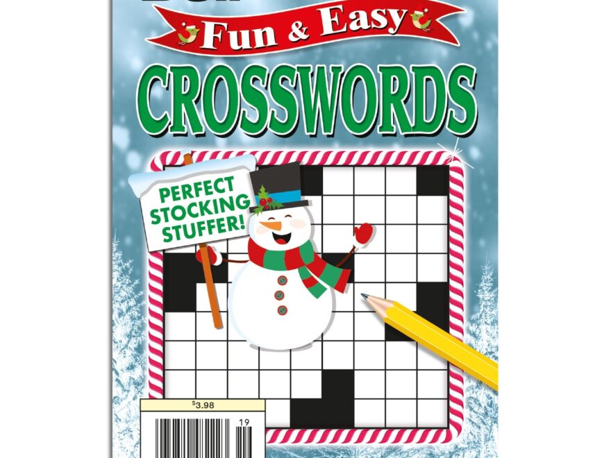Dell Fun Easy Crosswords Bundle Of 100 Copies of The Same Issue Penny Dell Bulk Puzzles