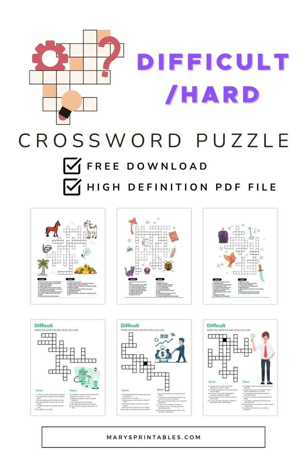 Difficult Printable Crosswords Free Challenging Fun Difficult Printable Crosswords Free Challenging Fun