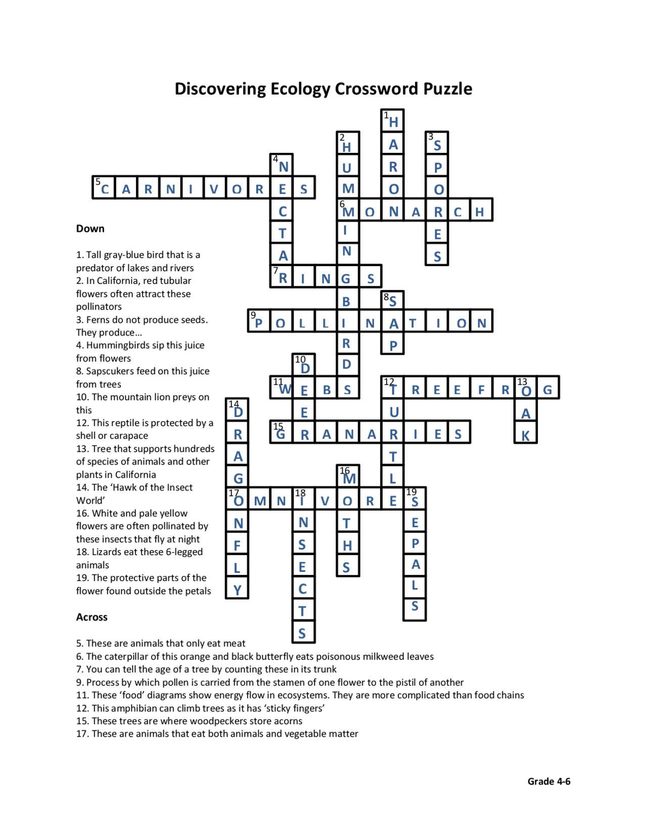 Discovering Ecology Crossword Puzzle Slides Social Ecology Docsity Worksheets Library Discovering Ecology Crossword Puzzle Slides Social Ecology Docsity Worksheets Library