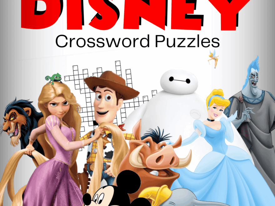 Disney Crossword Puzzles For Kids Villains And Heroes Party Ideas For Real People
