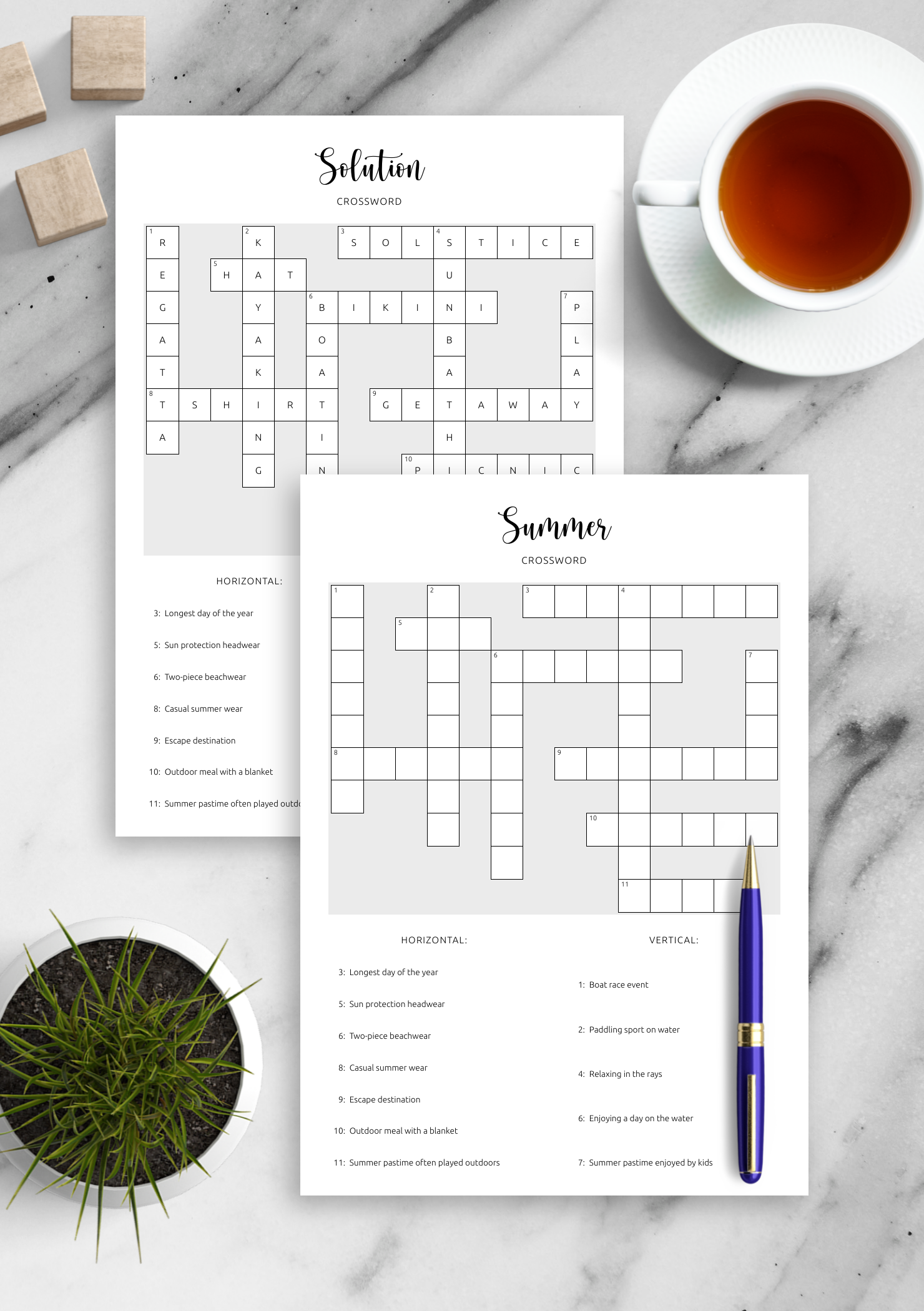 Download Printable Summer Crossword PDF Sizzle With Fun Challenges Download Printable Summer Crossword PDF Sizzle With Fun Challenges