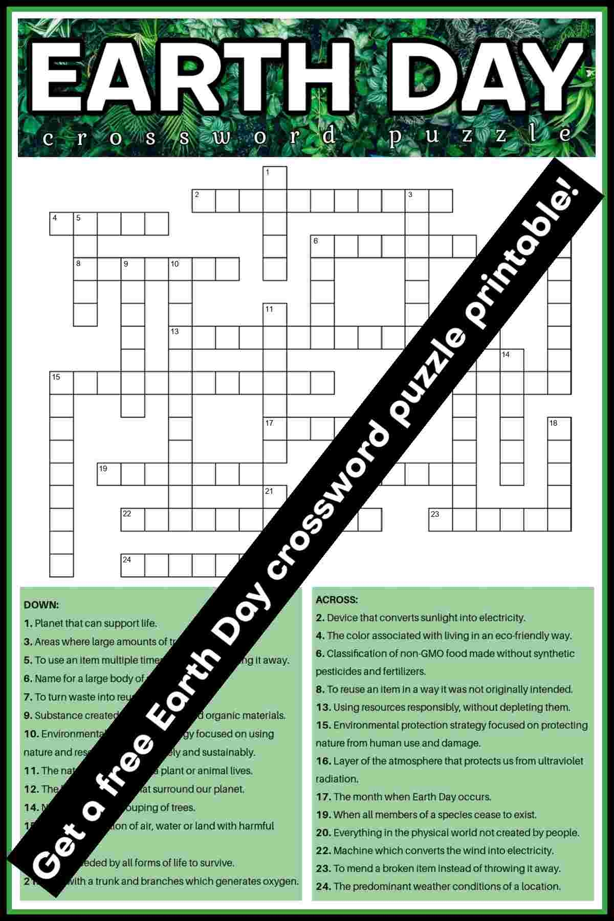 Crossword Puzze 5th Grade Free Printable Crossword Puzze 5th Grade Free Printable