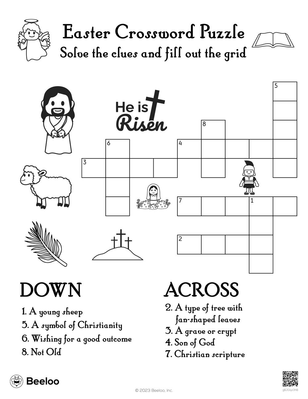 Easter Crossword Puzzle Beeloo Printable Crafts And Activities For Kids Easter Crossword Puzzle Beeloo Printable Crafts And Activities For Kids