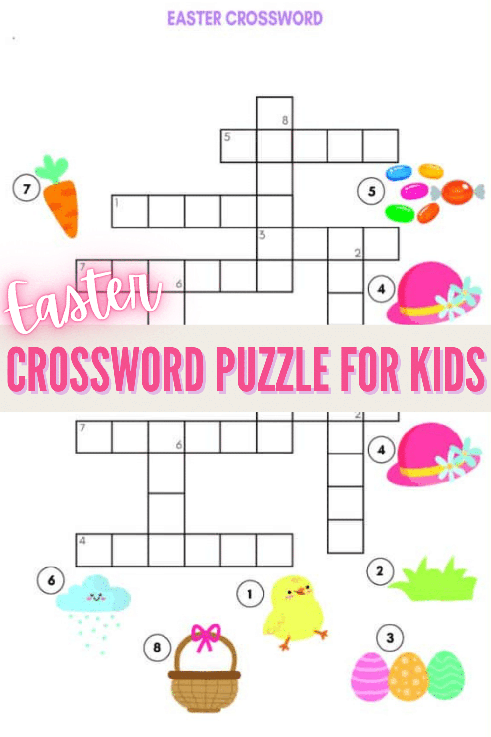 Free Easter Crossword Printables Free Easter Crossword Printables