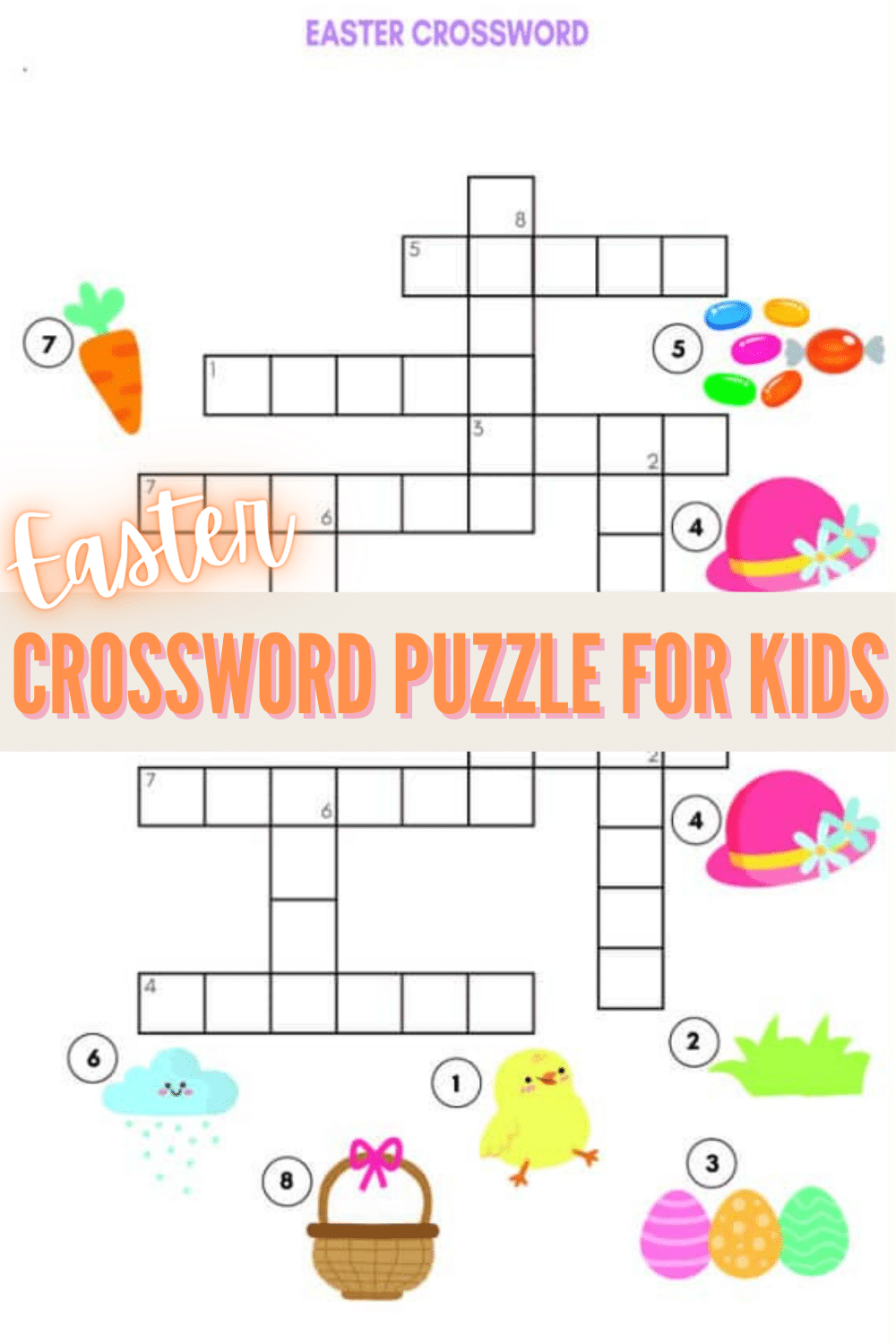 Easter Crossword Puzzles Printable Easter Crossword Puzzles Printable