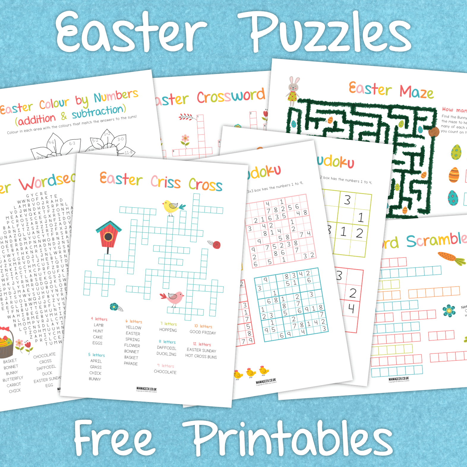 Easter Puzzles Free Printables Mama Geek Easter Puzzles Free Printables Mama Geek