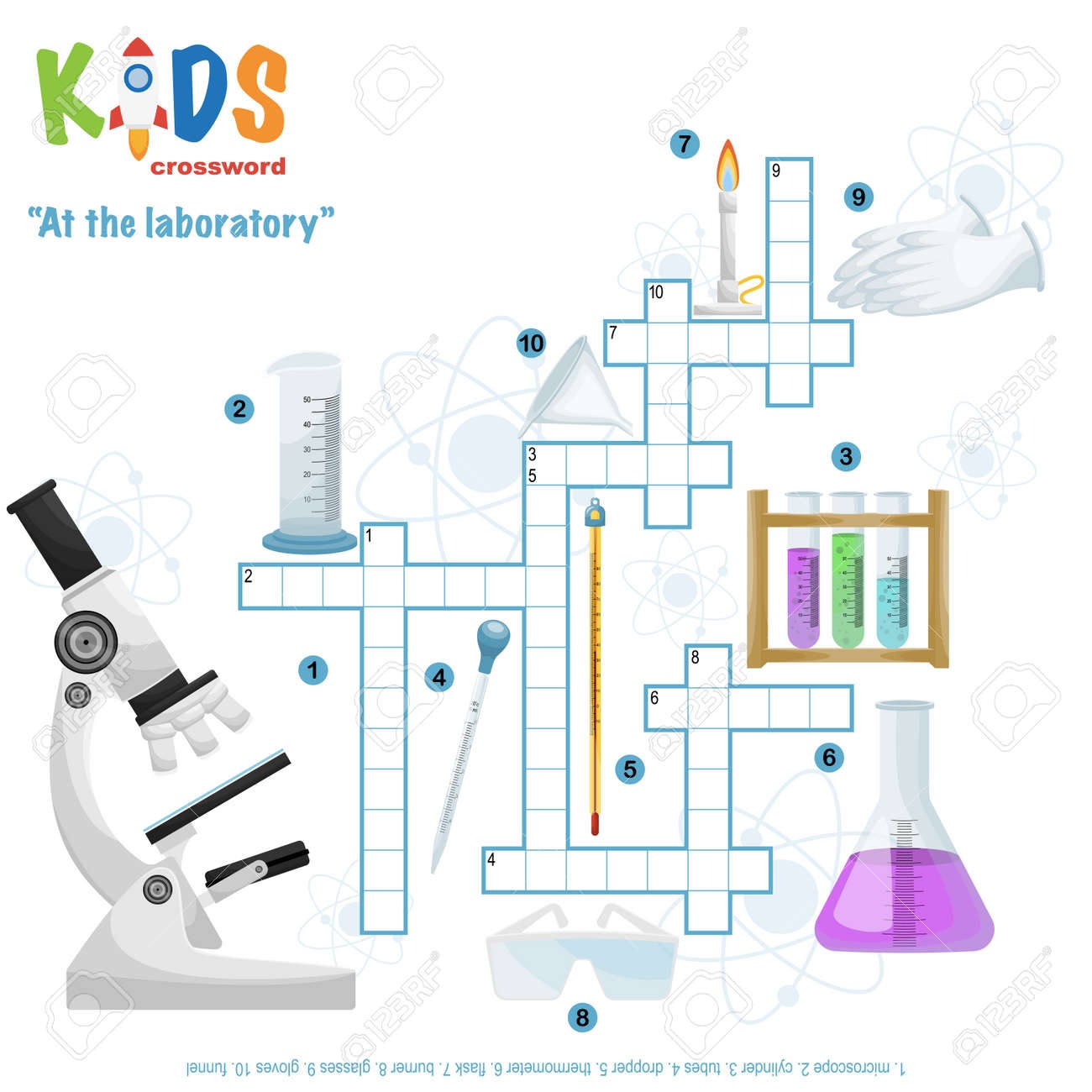 Free Printable Lab Equipment Crossword Puzzle Free Printable Lab Equipment Crossword Puzzle