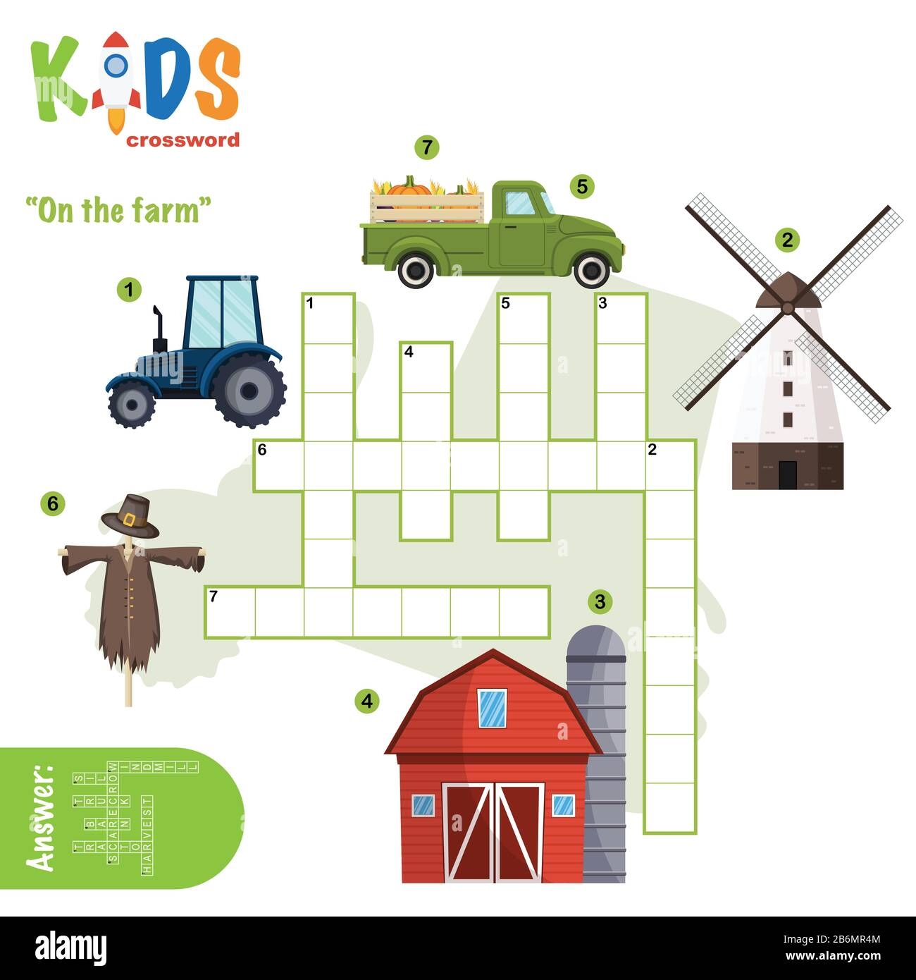 Easy Crossword Puzzle On The Farm For Children In Elementary And Middle School Fun Way To Practice Language Comprehension And Expand Vocabulary I Stock Vector Image Art Alamy Easy Crossword Puzzle On The Farm For Children In Elementary And Middle School Fun Way To Practice Language Comprehension And Expand Vocabulary I Stock Vector Image Art Alamy