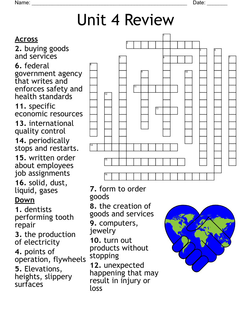 Economics Crossword WordMint Economics Crossword WordMint