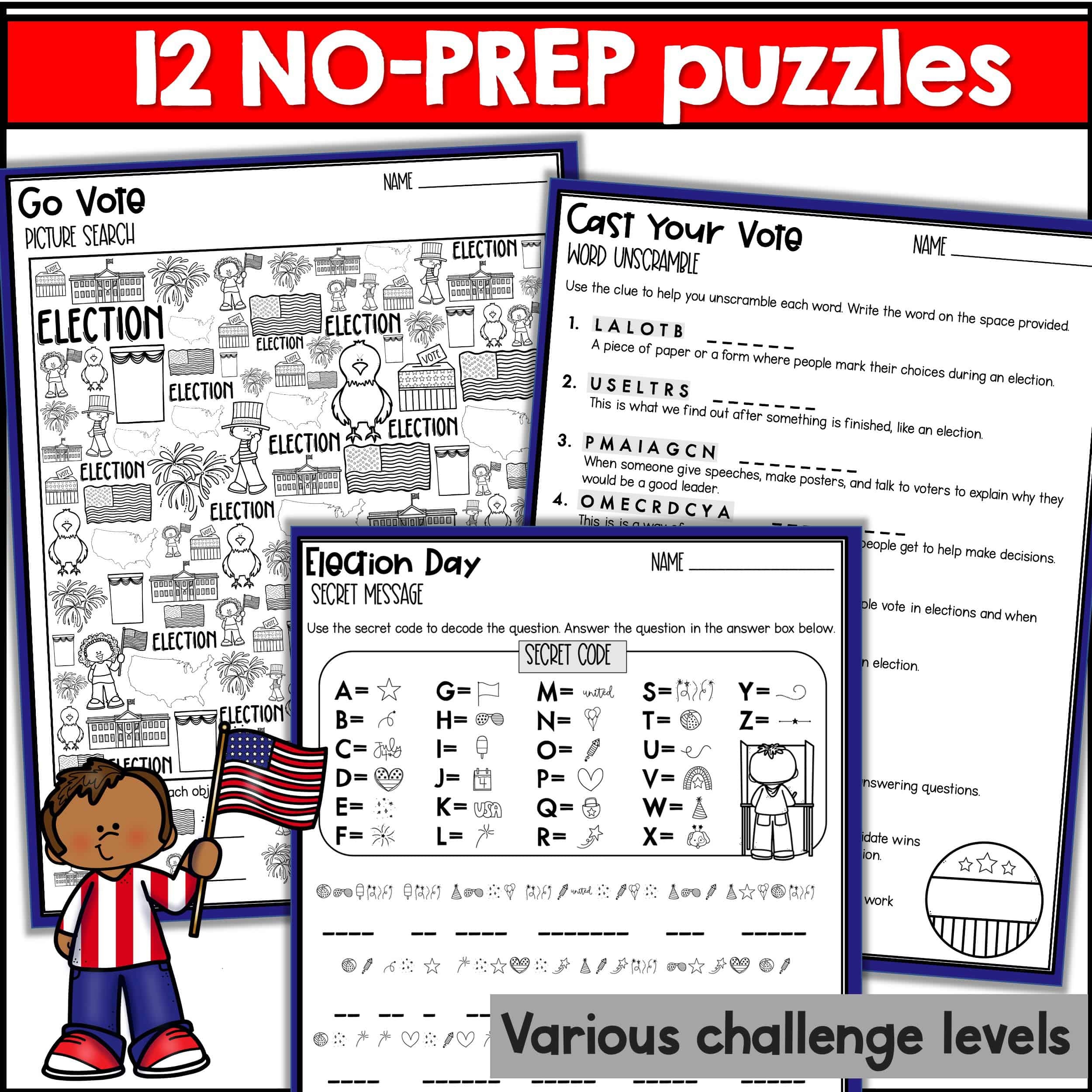 Election Day Puzzles Packet Voting Crossword Puzzle Election Word Search The Rocket Resource Election Day Puzzles Packet Voting Crossword Puzzle Election Word Search The Rocket Resource