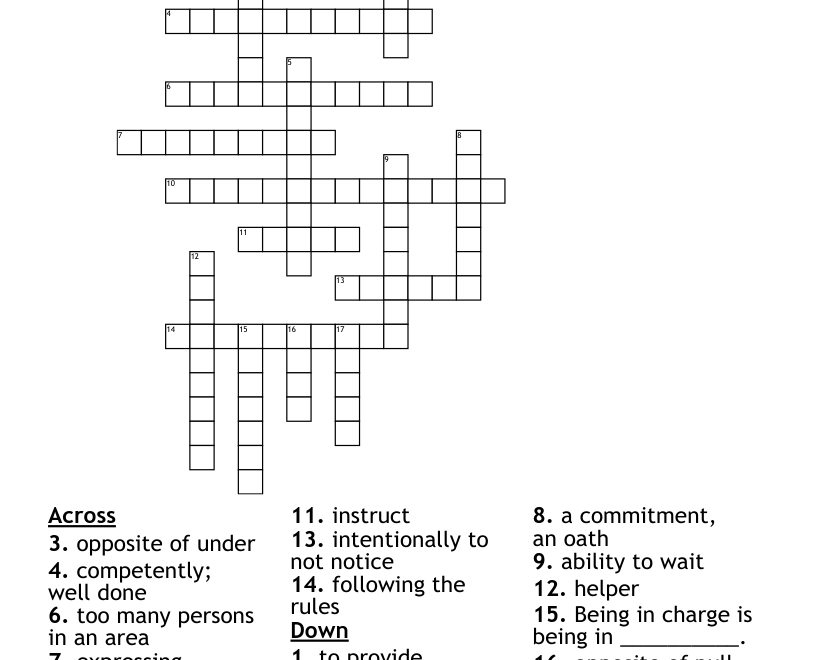 ESL Crossword WordMint