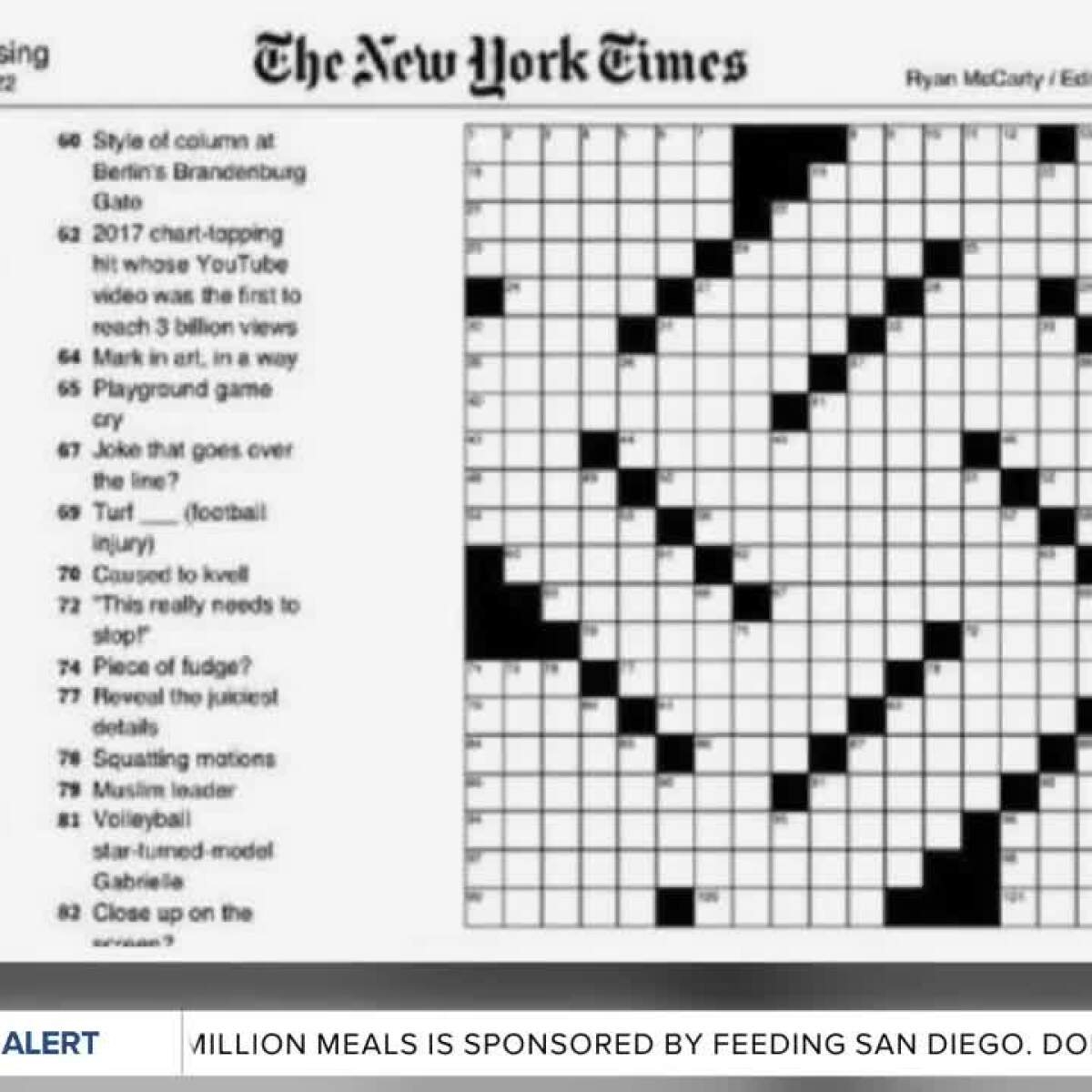 Fact Or Fiction New York Times Crossword Puzzle Resembles Swastika 