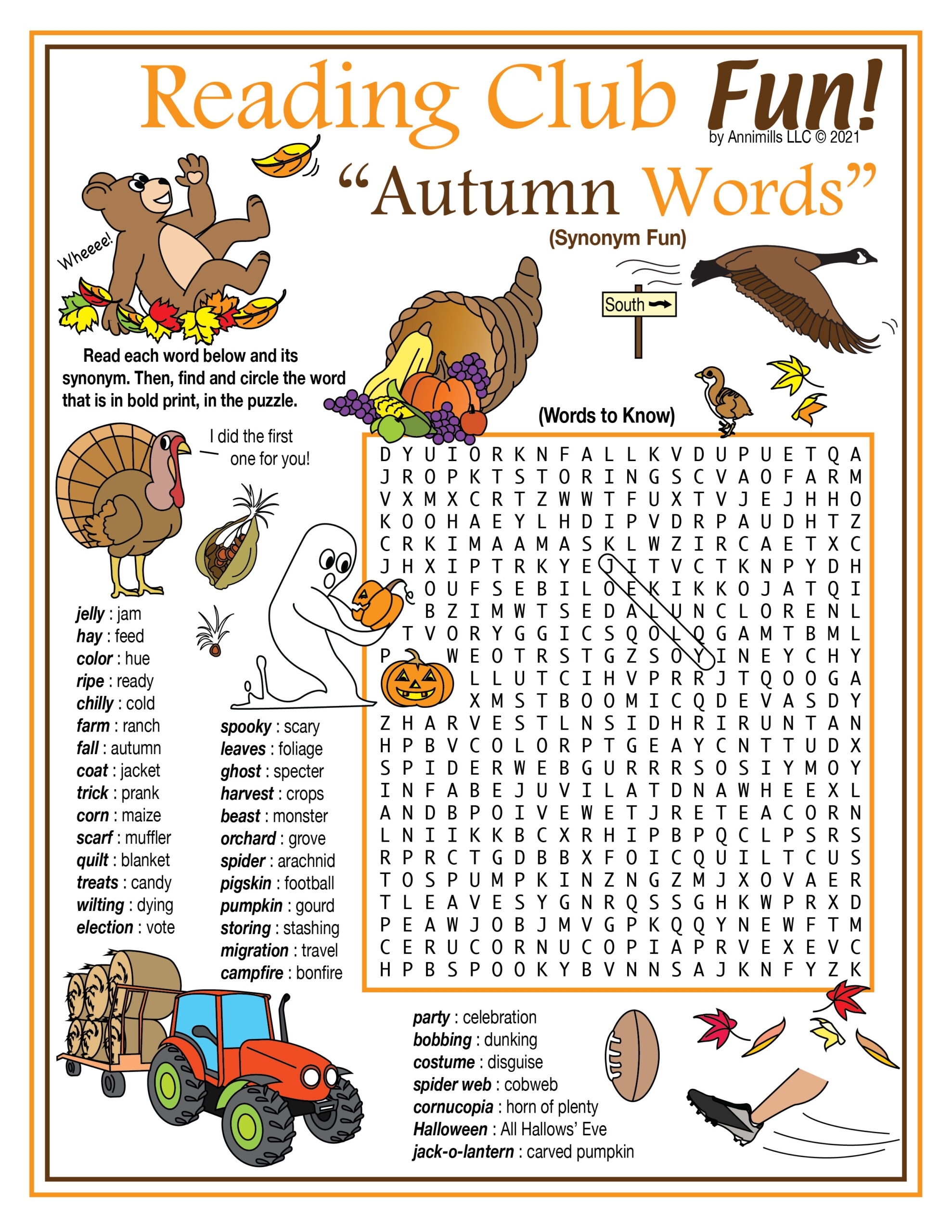 Fall Autumn Vocabulary Synonyms Crossword Puzzle Word Search Puzzle Made By Teachers Fall Autumn Vocabulary Synonyms Crossword Puzzle Word Search Puzzle Made By Teachers