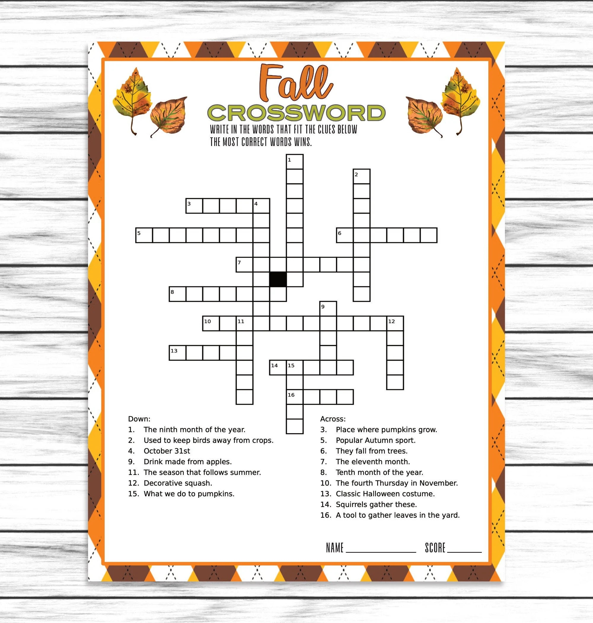 Fall Crossword Puzzle Quiz Fall Party Word Game Autumn Game For Adults Kids Autumn Party Printable Virtual Game Family Game Instant Etsy Ireland Fall Crossword Puzzle Quiz Fall Party Word Game Autumn Game For Adults Kids Autumn Party Printable Virtual Game Family Game Instant Etsy Ireland