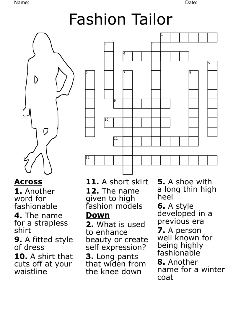 Celebrity And Fashion Crossword Puzzles Printable Celebrity And Fashion Crossword Puzzles Printable
