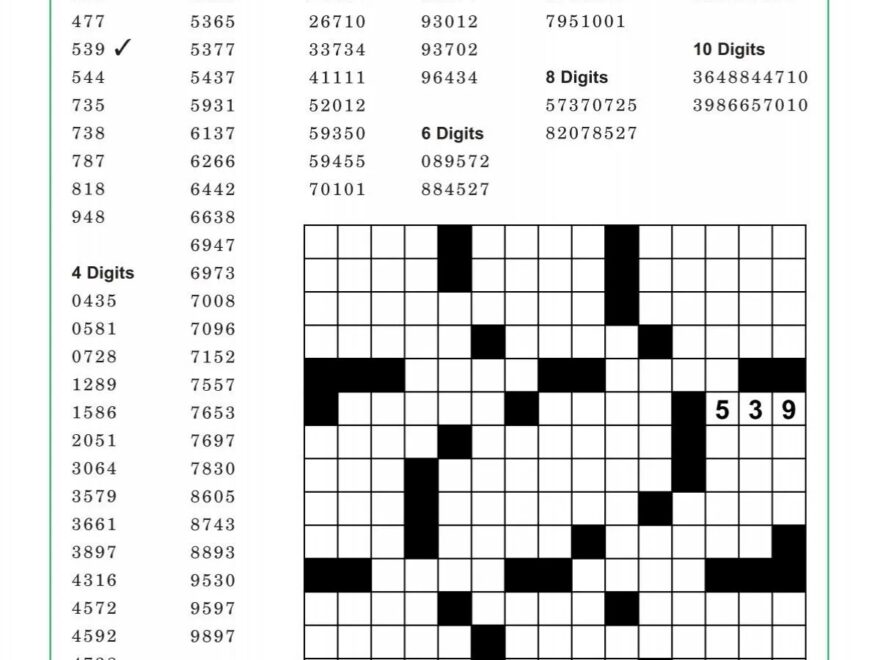 Fill In Puzzles Free Printable Printable Party Favors