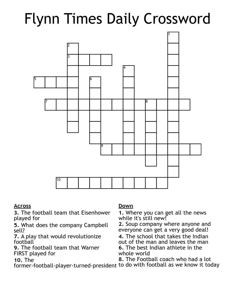 Flynn Times Daily Crossword WordMint Flynn Times Daily Crossword WordMint