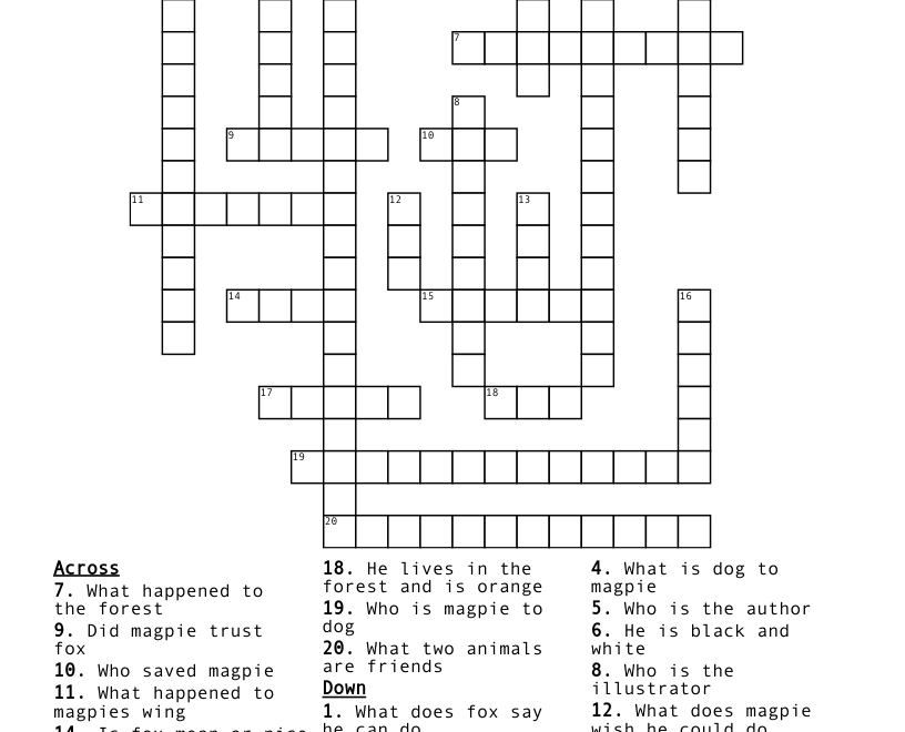 FOX Word Search WordMint