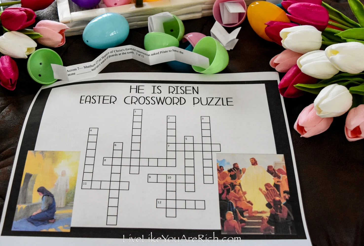 Free Christ Centered Easter Crossword Puzzle Optional Egg Hunt Live Like You Are Rich Free Christ Centered Easter Crossword Puzzle Optional Egg Hunt Live Like You Are Rich