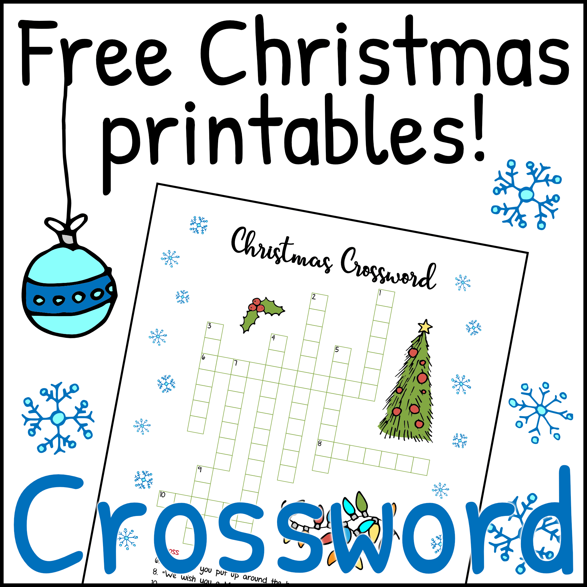 Free Christmas Printables Crossword Mama Geek Free Christmas Printables Crossword Mama Geek