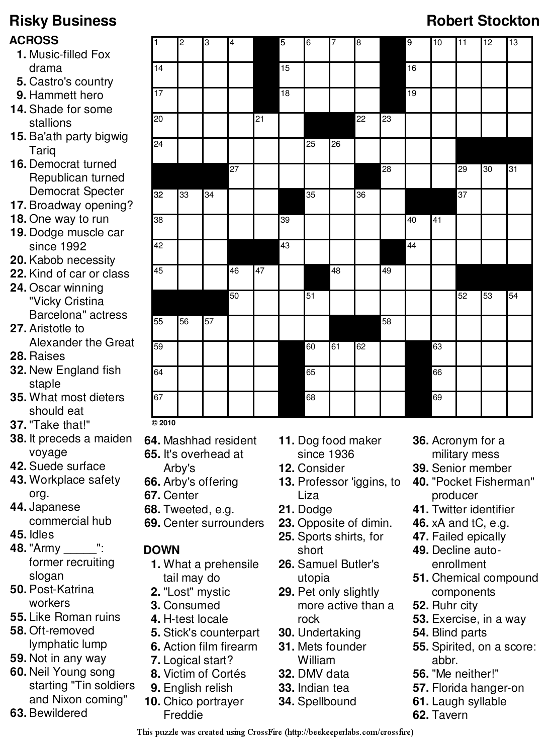Free Crossword 139 Risky Business Beekeeper Crosswords Free Crossword 139 Risky Business Beekeeper Crosswords