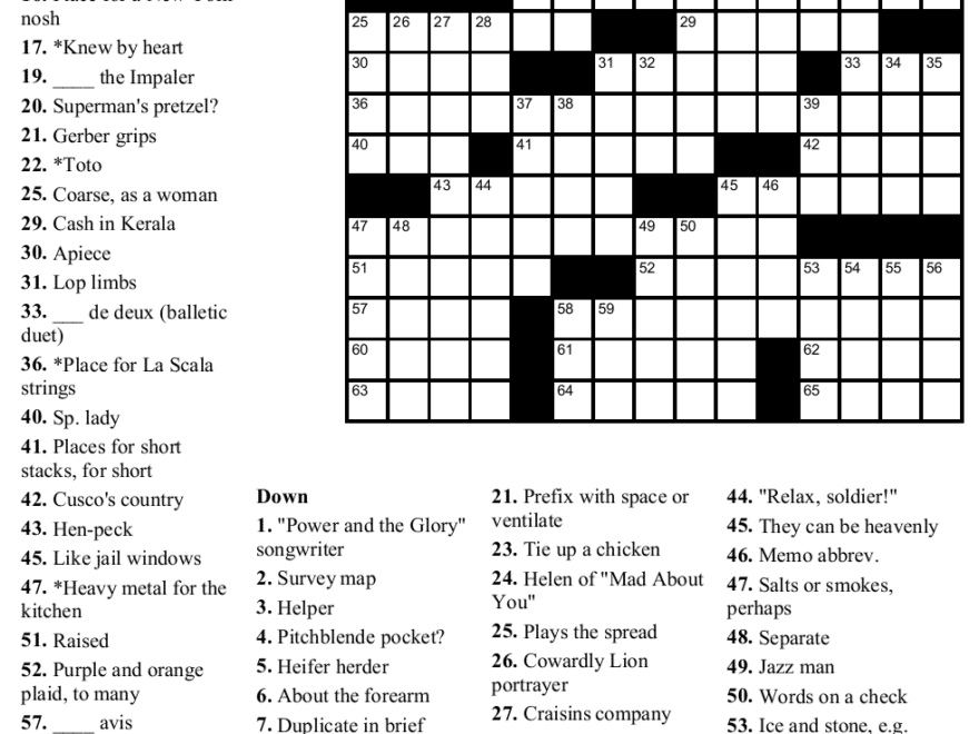 Free Crossword Puzzle 10 I d Like To Buy An Beekeeper Crosswords