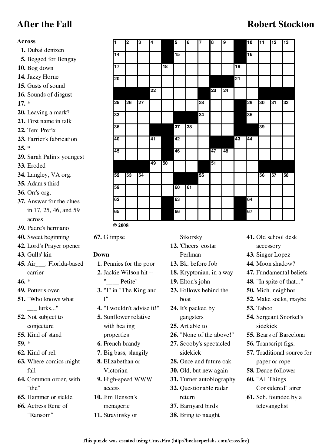 Free Crossword Puzzle 68 After The Fall Beekeeper Crosswords Free Crossword Puzzle 68 After The Fall Beekeeper Crosswords