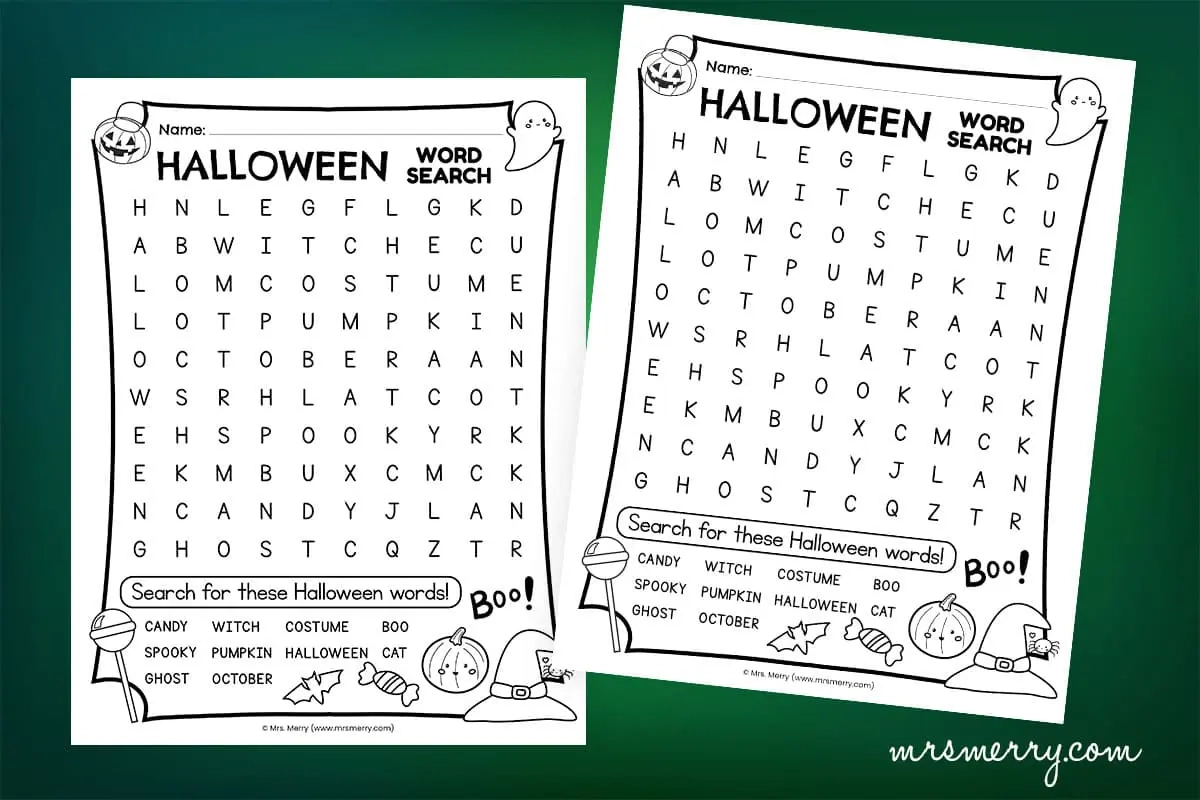 Free Halloween Word Search Printable Mrs Merry Worksheets Library Free Halloween Word Search Printable Mrs Merry Worksheets Library