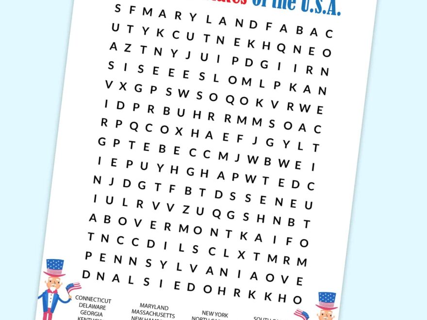 Free Hard Word Search Printable Puzzle For Kids Freebie Finding Mom