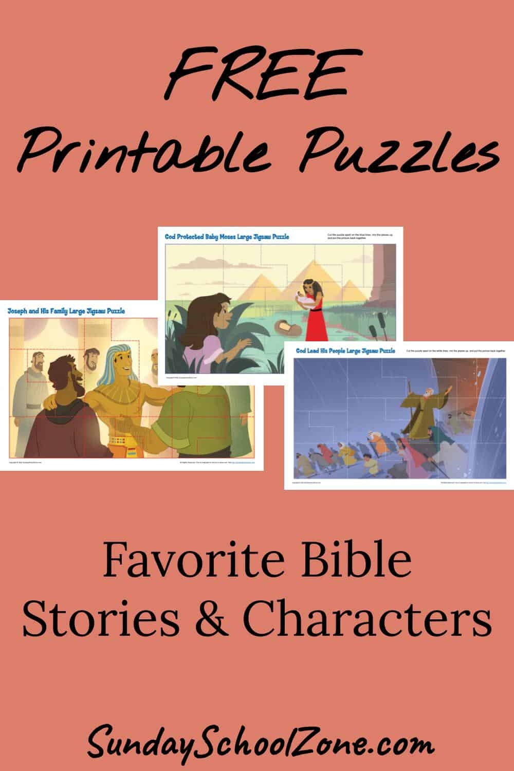 Free Printable Bible Story Jigsaw Puzzles On Sunday School Zone Free Printable Bible Story Jigsaw Puzzles On Sunday School Zone