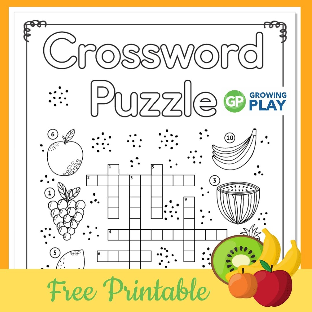 Free Printable Crossword Puzzles For Kids Growing Play Worksheets Library Free Printable Crossword Puzzles For Kids Growing Play Worksheets Library