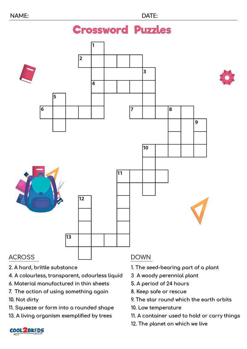 Beginner Crossword Puzzles Printable Beginner Crossword Puzzles Printable
