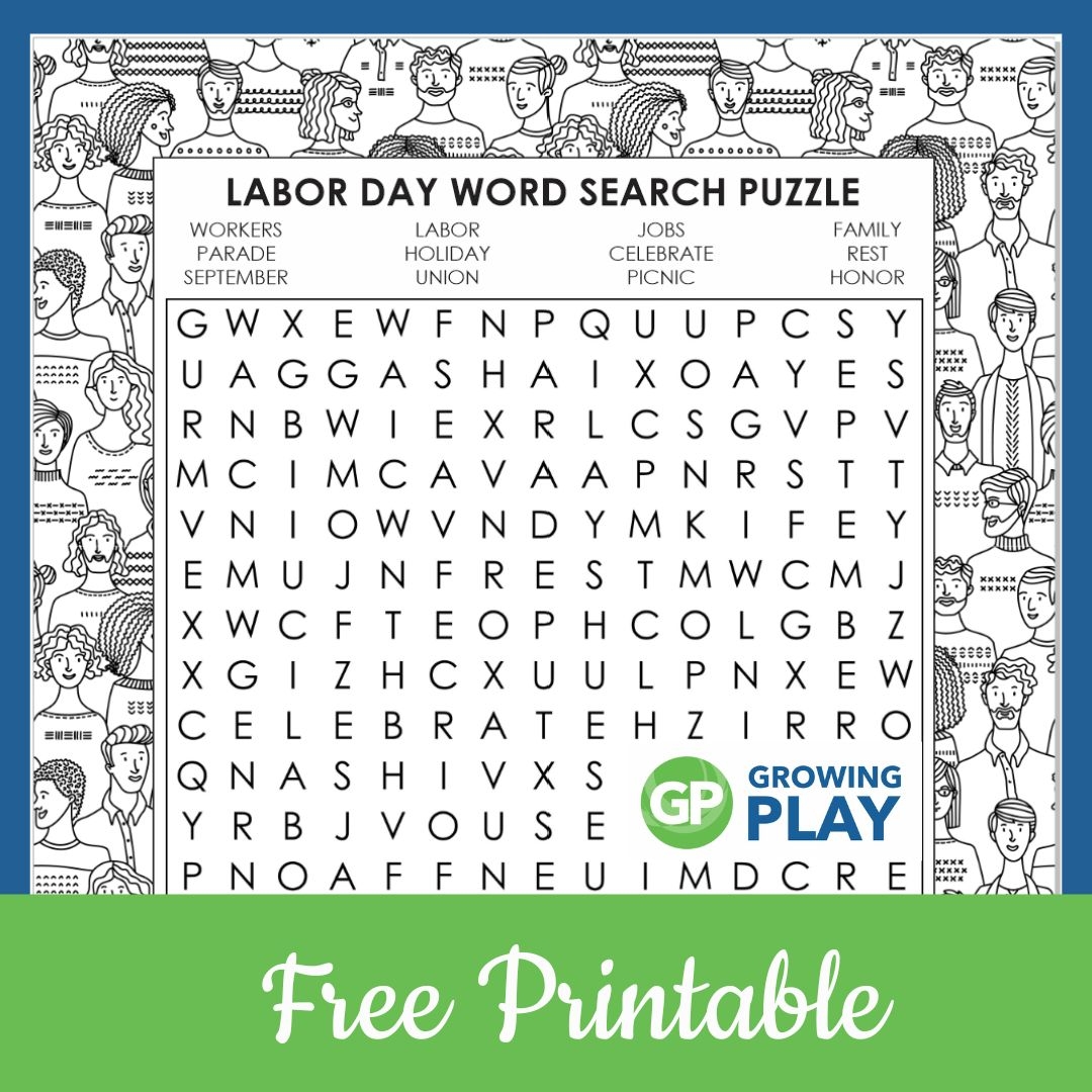 Free Printable Labor Day Word Search Puzzle Growing Play Free Printable Labor Day Word Search Puzzle Growing Play