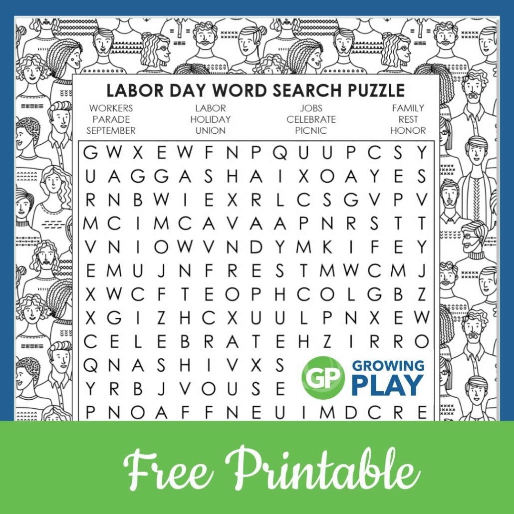 Free Printable Labor Day Word Search Puzzle Growing Play Free Printable Labor Day Word Search Puzzle Growing Play