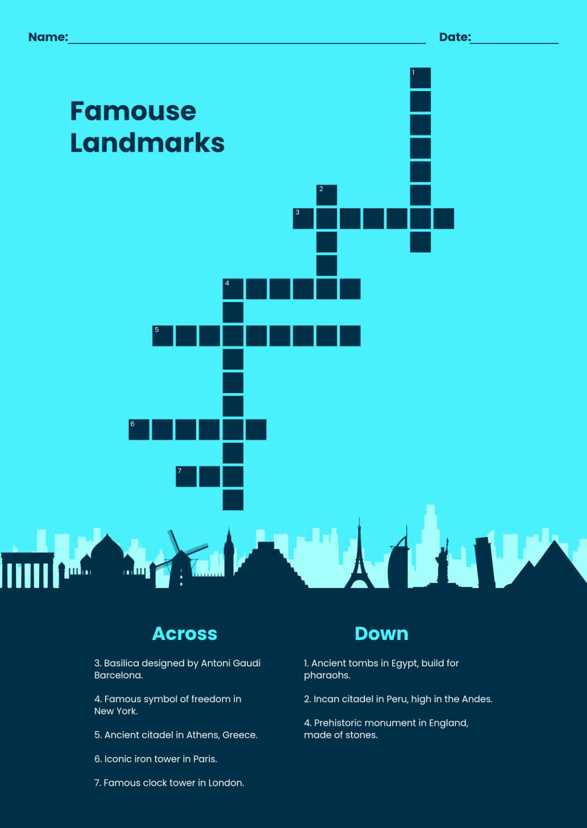 Free Printable Diy Crossword Puzzle Free Printable Diy Crossword Puzzle