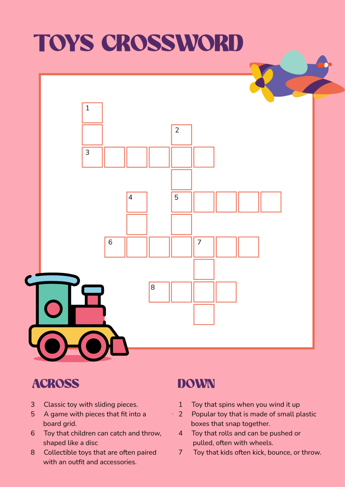Crossword Generator Printable Free