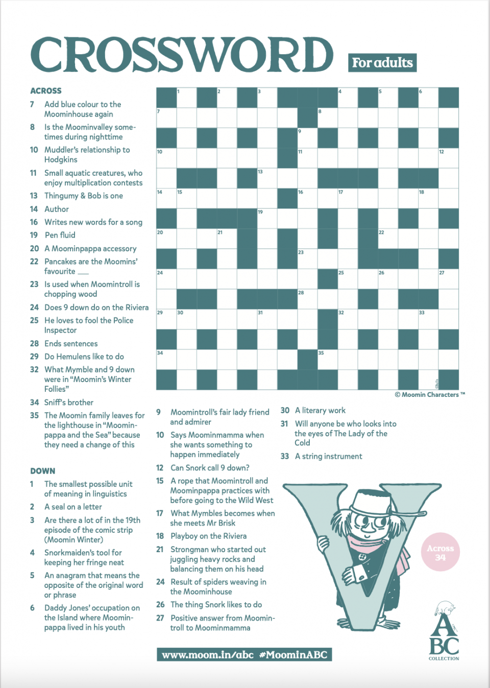 Crossword Printable For Adults Crossword Printable For Adults