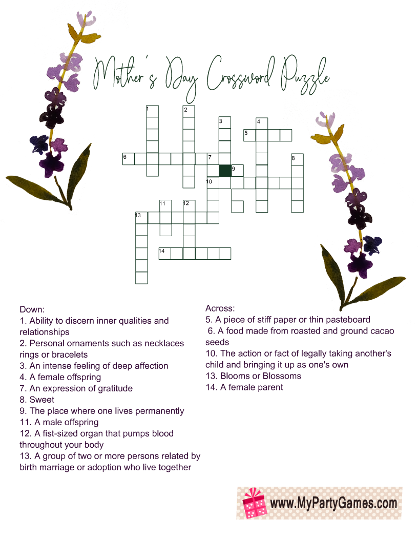 Crossword Puzzles With Solutions Free Printable