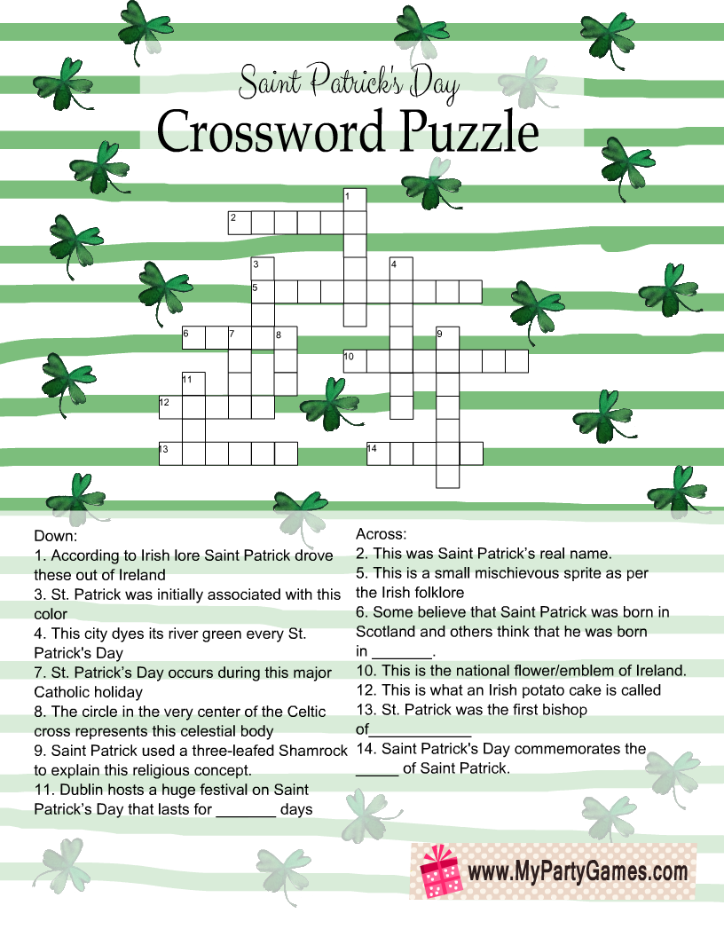 Crossword Free Printable Crossword Free Printable