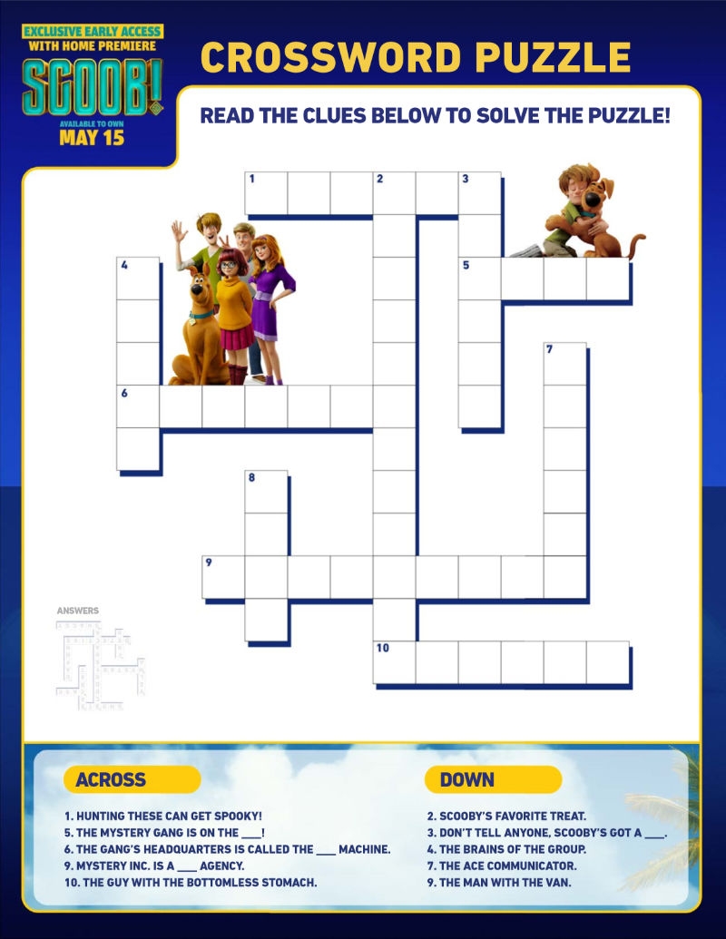 Free Printable Scooby Crossword Puzzle Mama Likes This Free Printable Scooby Crossword Puzzle Mama Likes This