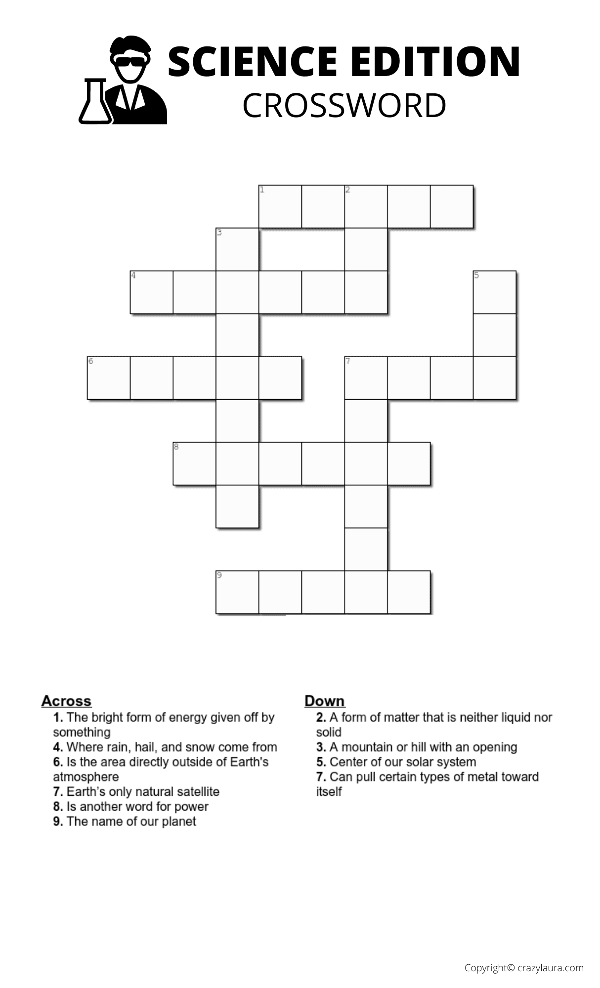 Crossword Puzzle Easy Printable With Answer Crossword Puzzle Easy Printable With Answer