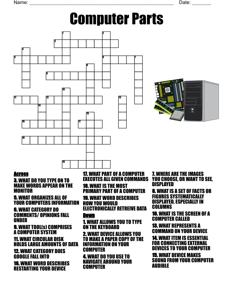 French Crossword Puzzle WordMint