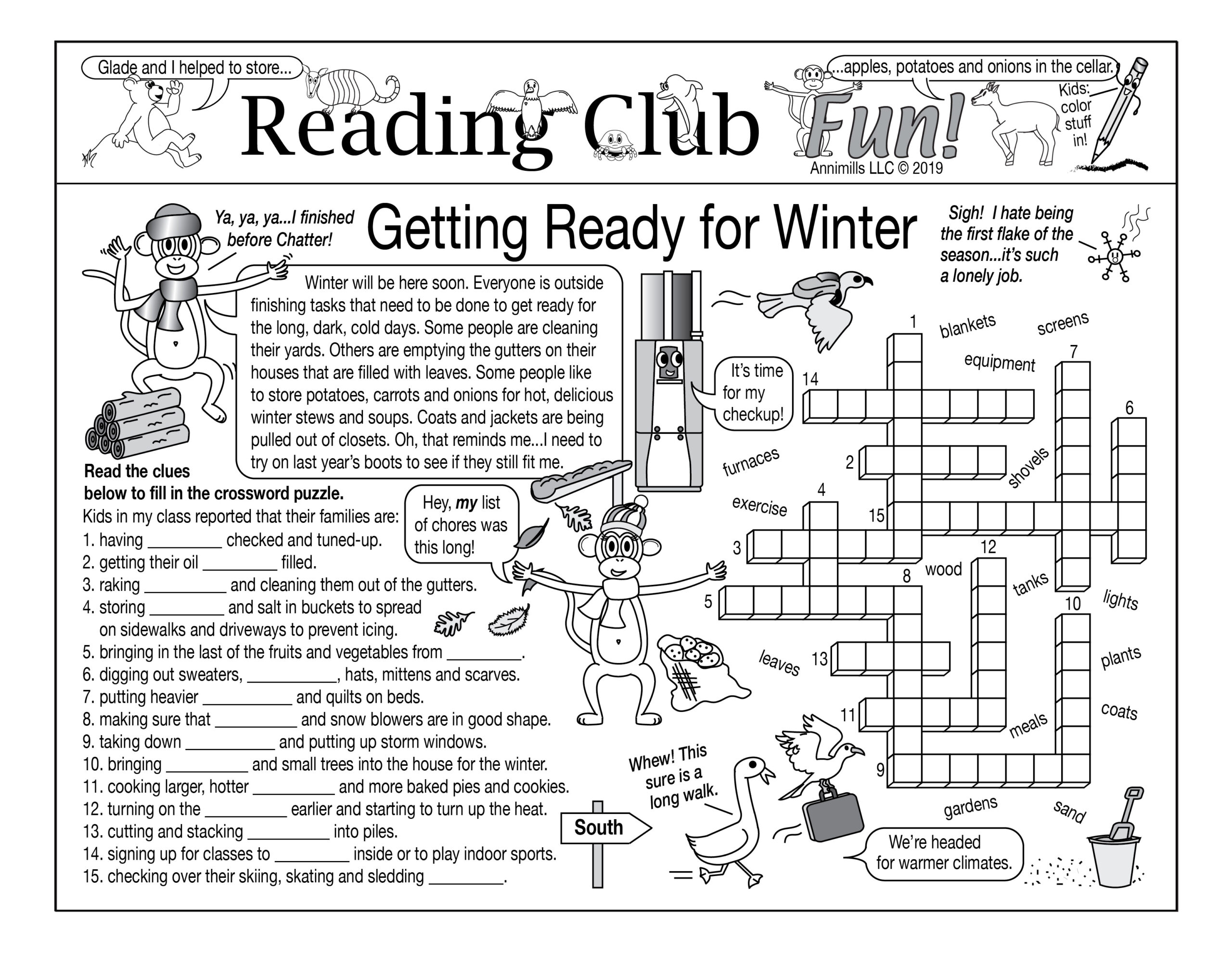 Getting Ready For Winter Printable Puzzles What People And Animals Do To Prepare Made By Teachers Getting Ready For Winter Printable Puzzles What People And Animals Do To Prepare Made By Teachers