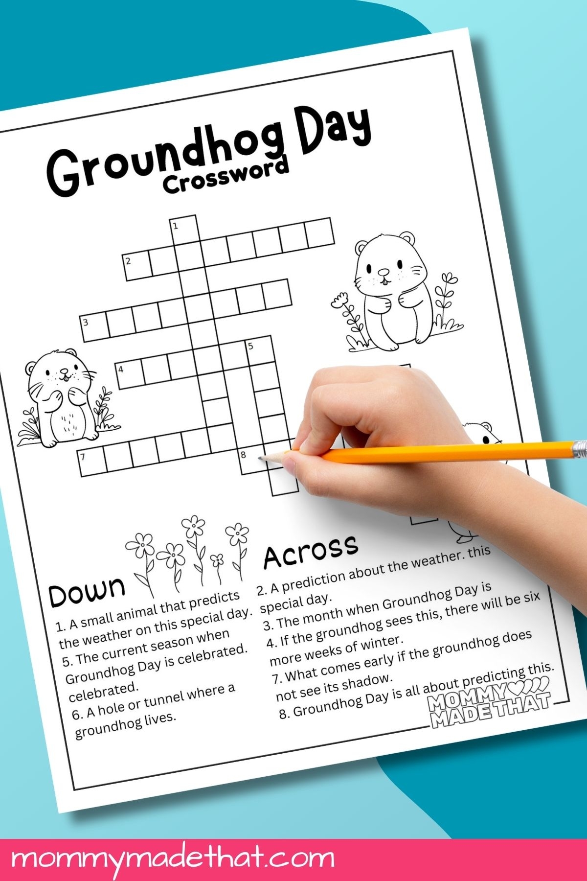 Groundhog Day Crossword Puzzle Groundhog Day Crossword Puzzle